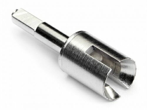 HEAVY-DUTY GEAR SHAFT 5X38X7MM (SILVER)