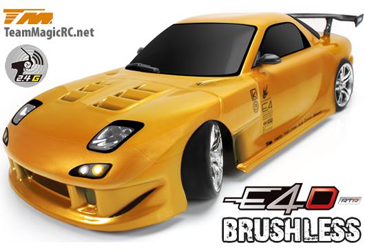  1/10  E4D RX7 RTR (Brushless Spec.)